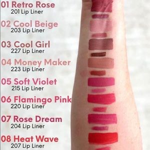 Liquid lipsticks- separately $20 / $115set of 8